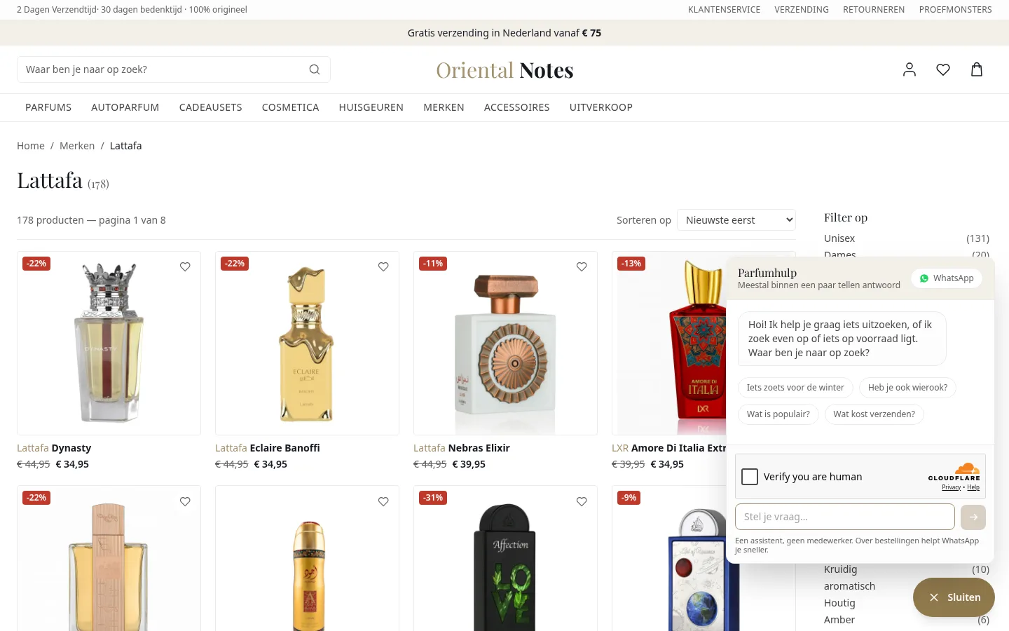 Oriental Notes — parfumadviseur