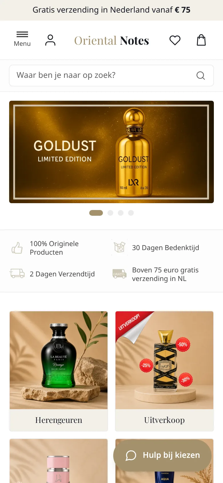 Oriental Notes — op de telefoon