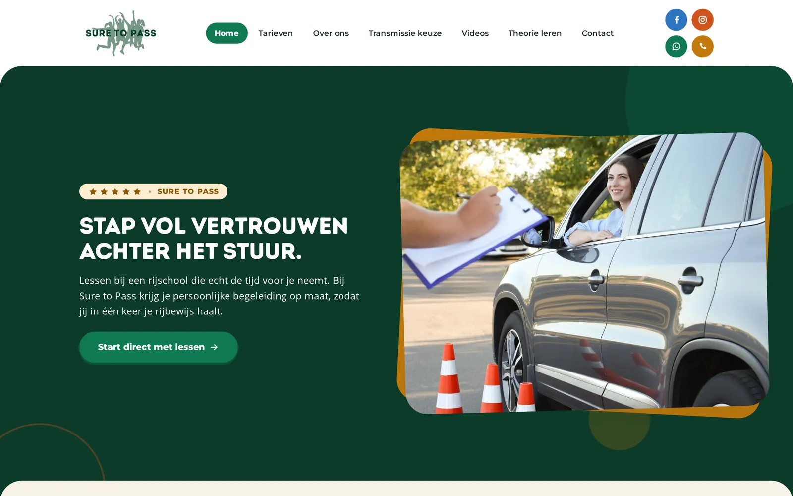 Sure to Pass — startpagina